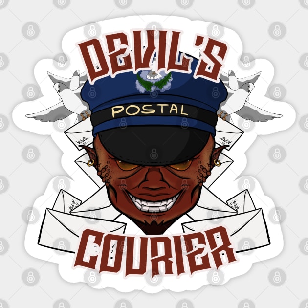 Devil's Courier Sticker by RampArt